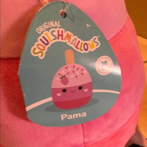 Squishmallows Pink Ice Cream with sprinkles Stuffed Animal Pama - Picture 6 of 7